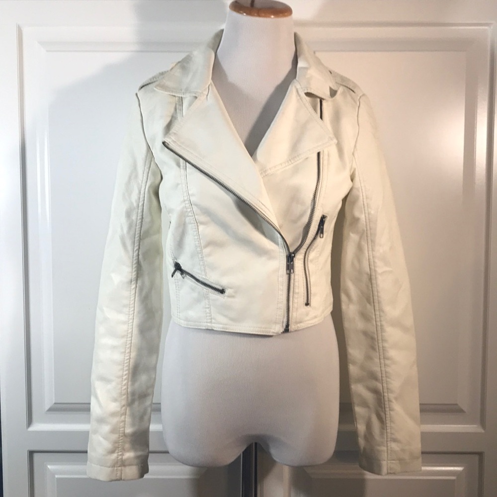 Manifesto Faux Leather Jacket